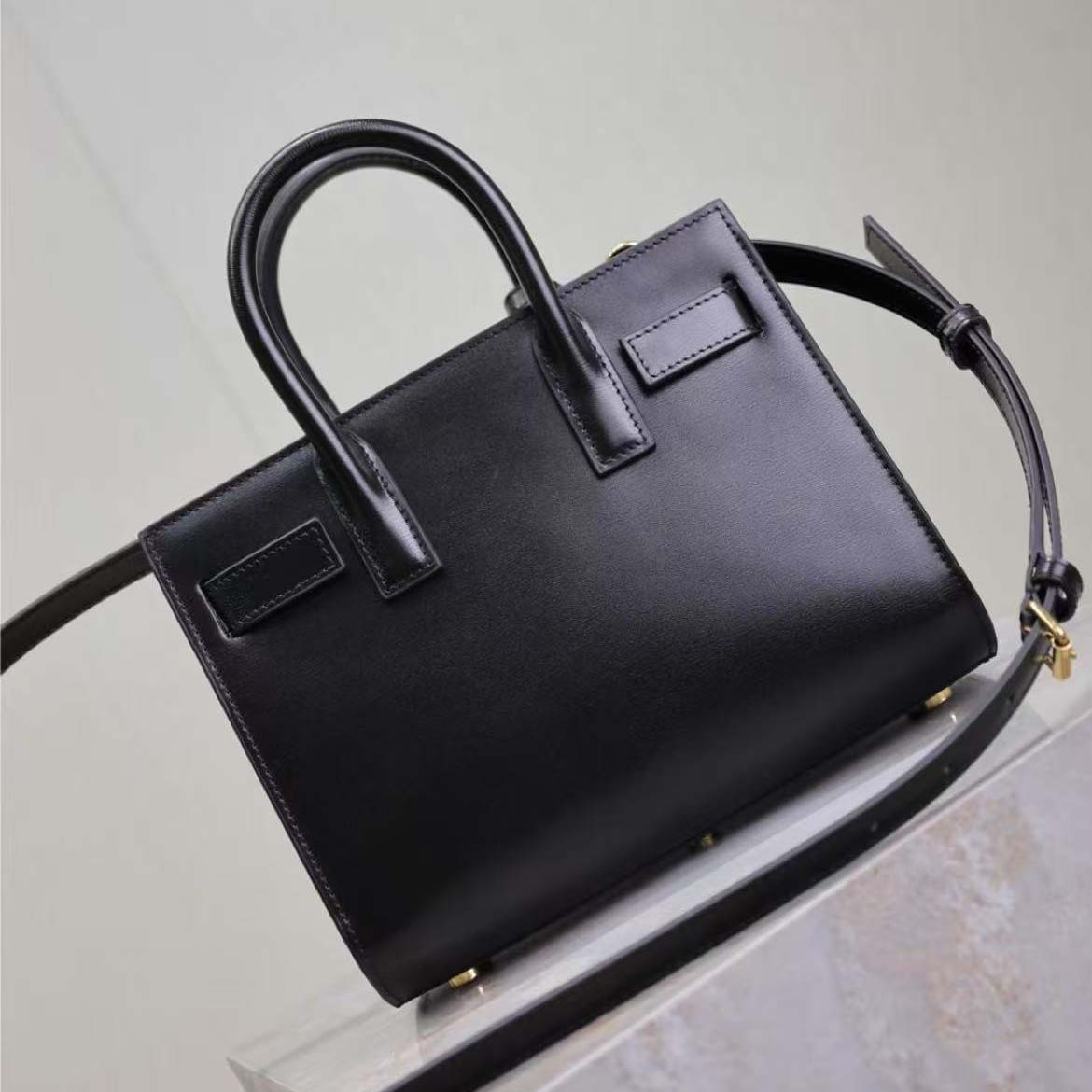 Saint Laurent YSL Women Sac De Jour in Smooth Leather-Black