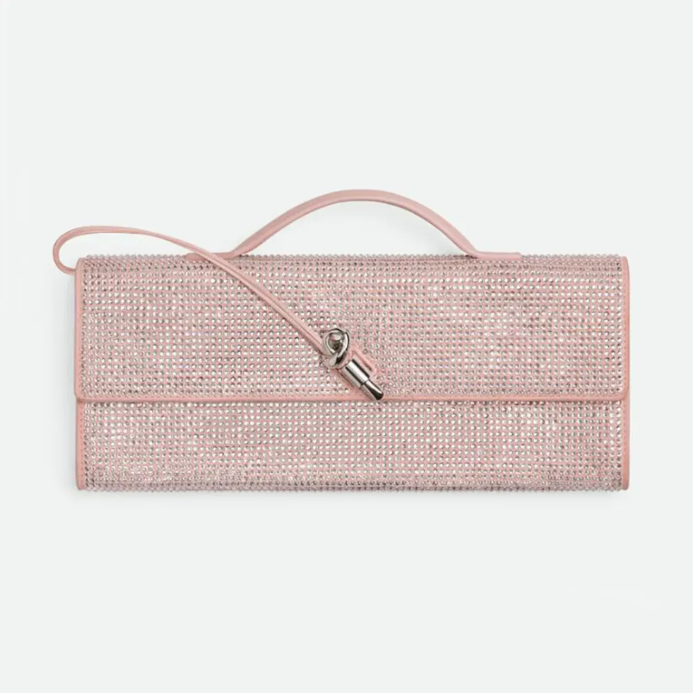 Bottega Veneta Women Andiamo Clutch-Rose 844124V4T126877