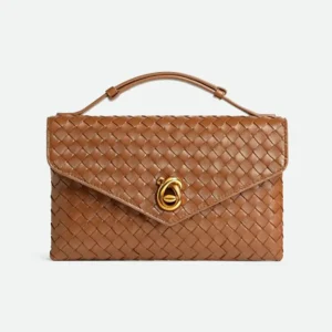 Bottega Veneta Women Knot Lock-Brown 817191V08Z02599