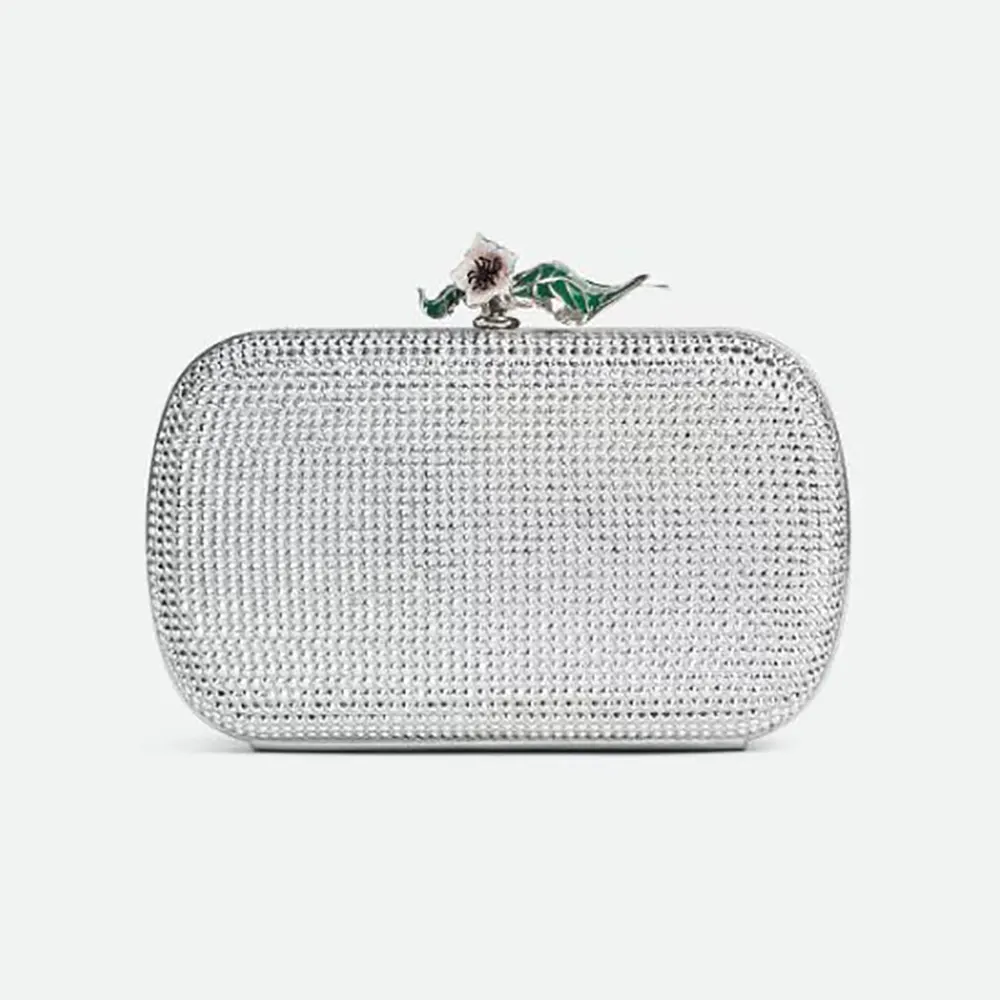 Bottega Veneta Women Knot-Silver 844122V4T131904