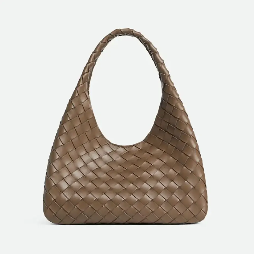 Bottega Veneta Women Small Campana-Chocolate 854248V4SC02360