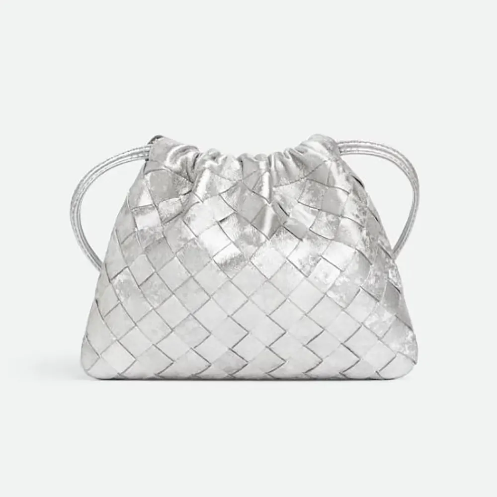 Bottega Veneta Women Small Dustbag-Silver 816987V5XF08101