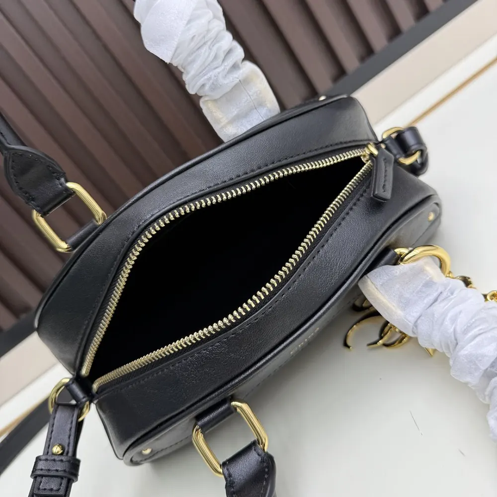 Chloe Women Small Chloé Bowling Bag In Soft Leather-Black