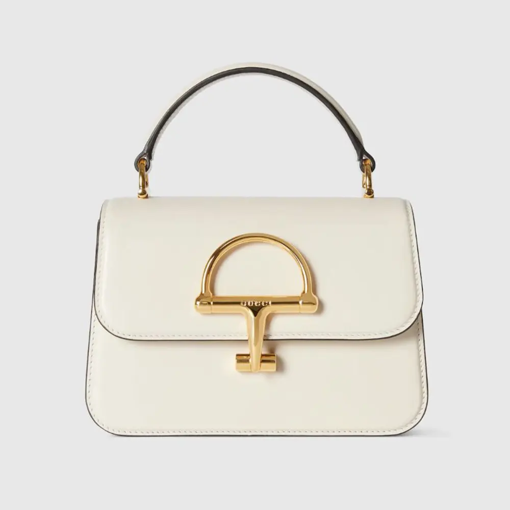 Gucci Women Siena Small Top Handle Bag-White 855536AAFKB