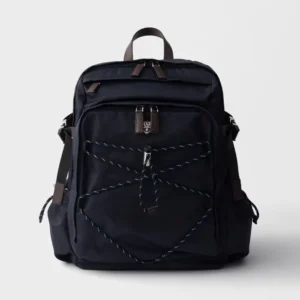 Prada Unisex Speedrock Re-Nylon And Leather Backpack 2VZ122