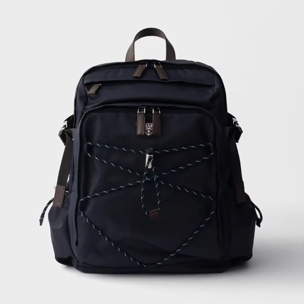 Prada Unisex Speedrock Re-Nylon And Leather Backpack 2VZ122