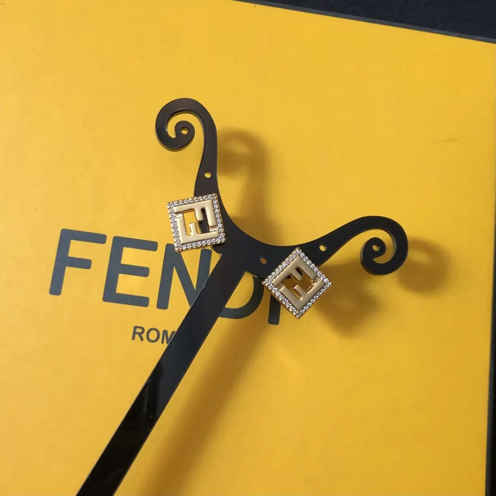Fendi Women Forever Fendi Earrings Gold-Colored Metal