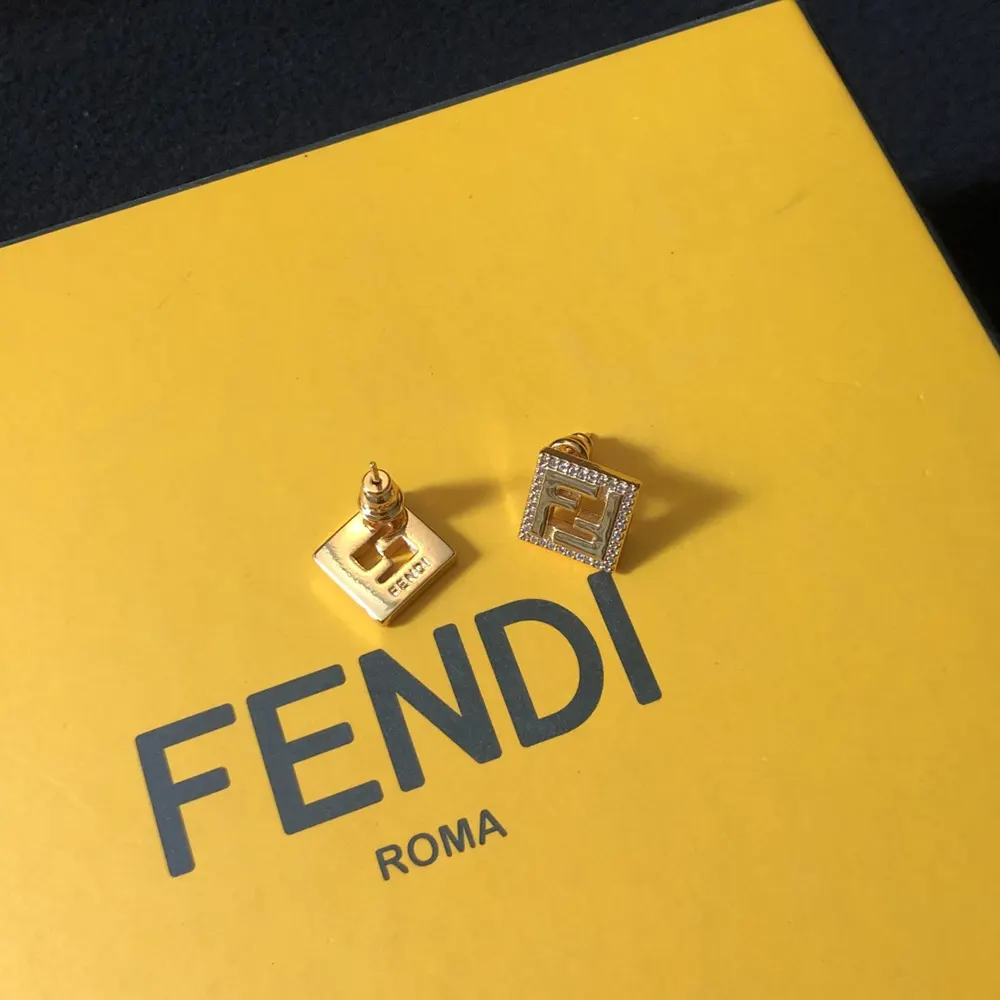 Fendi Women Forever Fendi Earrings Gold-Colored Metal