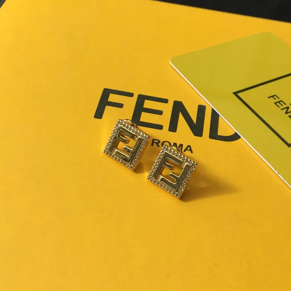 Fendi Women Forever Fendi Earrings Gold-Colored Metal