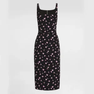 Dolce Gabbana D&G Women Carnations-Print Sheath Dress