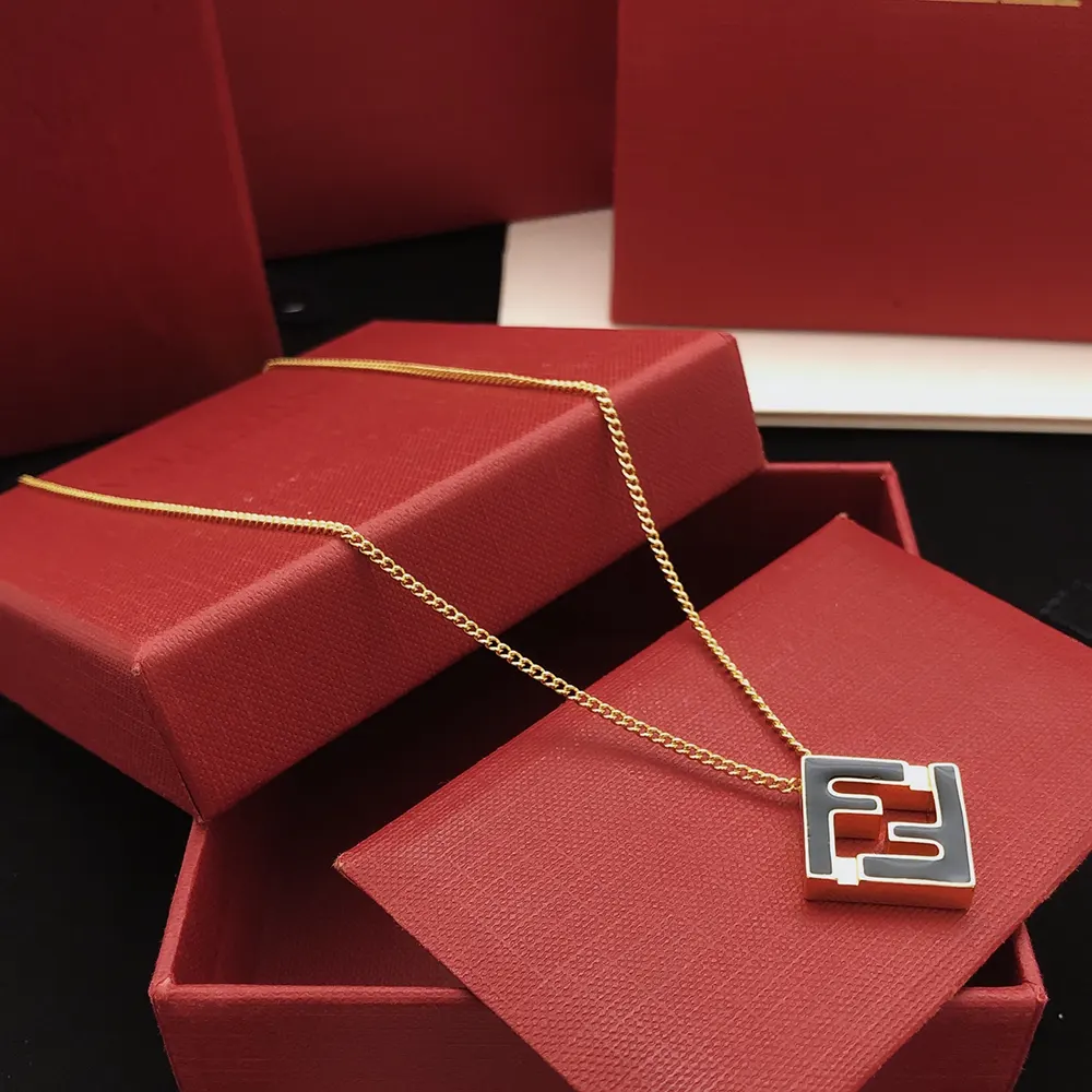 Fendi Women Forever Fendi Necklace Gold-colored and Black Metal