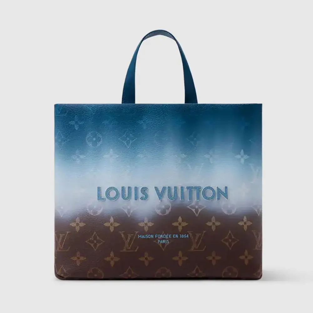 Louis Vuitton LV Unisex Mini Shopper Tote-Blue M28027