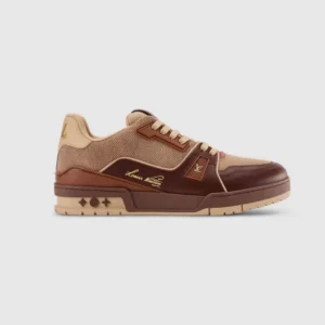 Louis Vuitton LV Unisex Trainer Sneaker-Brown 1AJ480