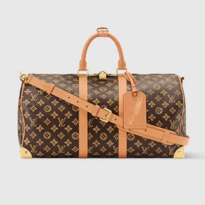 Louis Vuitton LV Women Keepall Trunk 45-Brown M28339