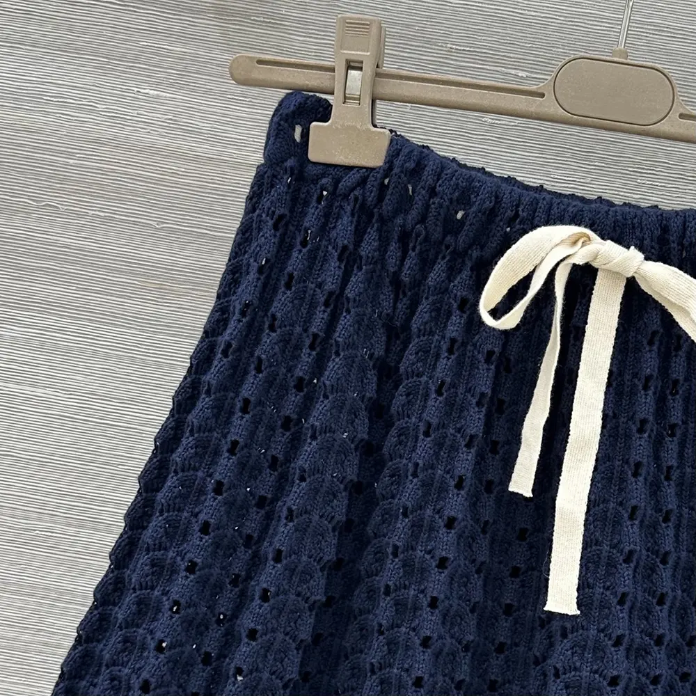 Miu Miu Women Cotton Miniskirt-Nvay MMG5881847F0008