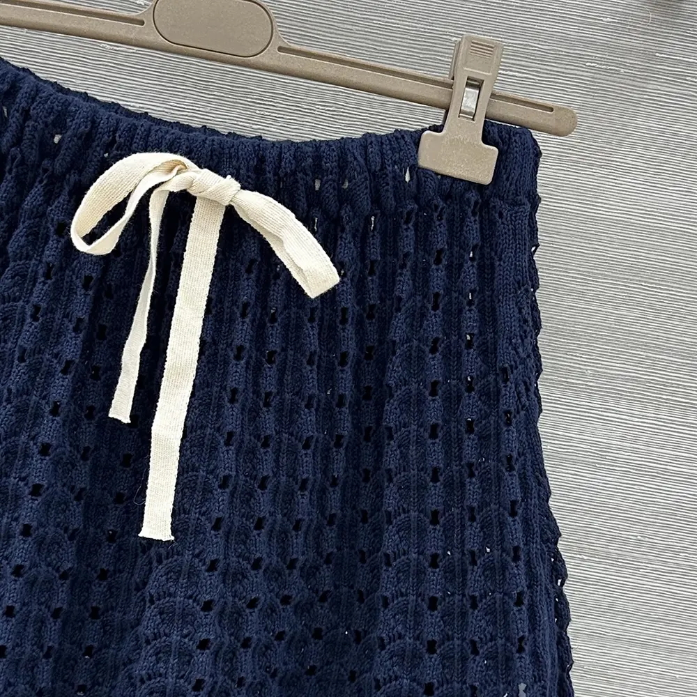 Miu Miu Women Cotton Miniskirt-Nvay MMG5881847F0008