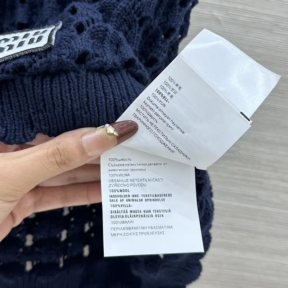 Miu Miu Women Cotton Miniskirt-Nvay MMG5881847F0008