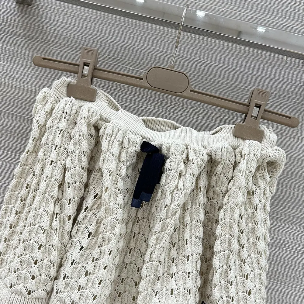 Miu Miu Women Cotton Miniskirt-White MMG5881847F0018