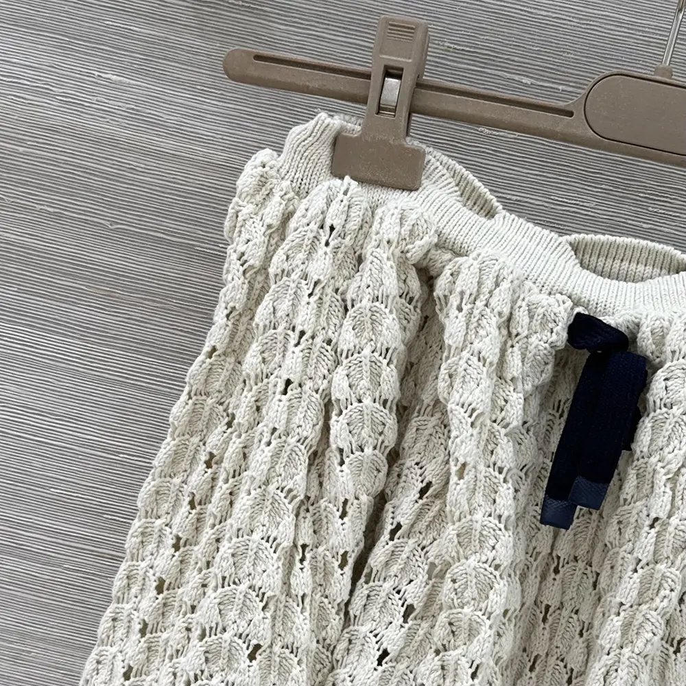 Miu Miu Women Cotton Miniskirt-White MMG5881847F0018