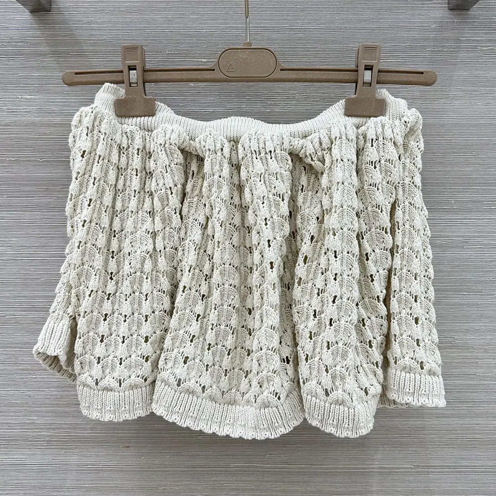 Miu Miu Women Cotton Miniskirt-White MMG5881847F0018