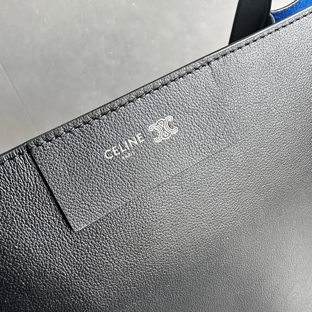 Celine Women Medium Cube Bag In Supple Calfskin-Black