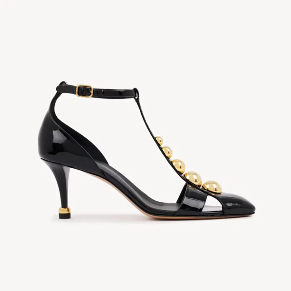 Chloe Women Cleia Heeled Sandal-Black CH26S16QWC001