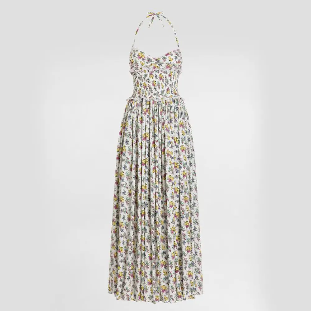 Dolce Gabbana D&G Women Small Floral-Print Poplin Dress