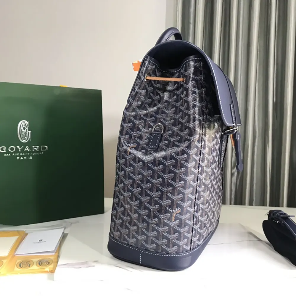 Goyard Unisex Alpin MM Backpack-Navy ALPIN2MMLTY12CL12P
