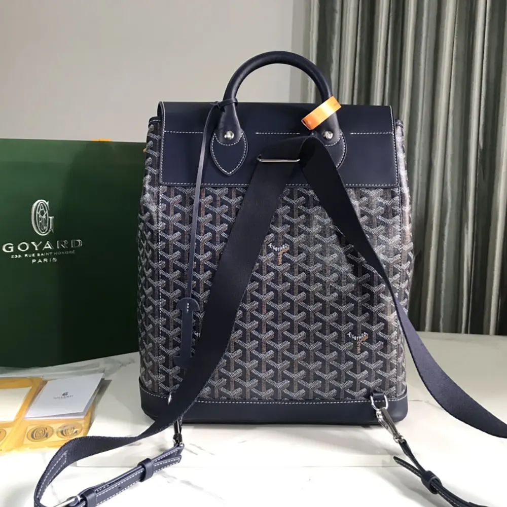 Goyard Unisex Alpin MM Backpack-Navy ALPIN2MMLTY12CL12P