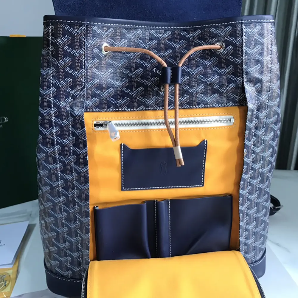 Goyard Unisex Alpin MM Backpack-Navy ALPIN2MMLTY12CL12P
