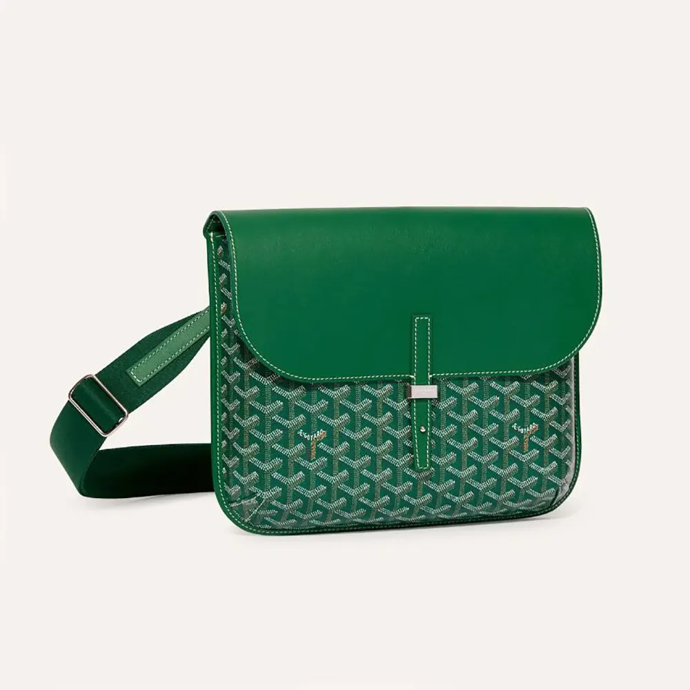 Goyard Unisex Coursier Messenger Bag-Green COURSIMMLTY09CL09P