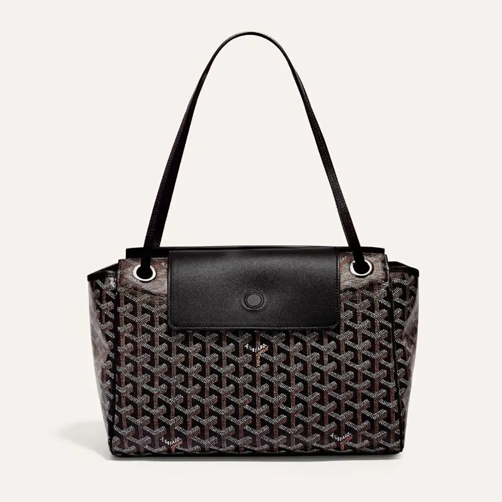 Goyard Unisex Rouette Souple Bag-Black ROUETTPMLTY01CL01P