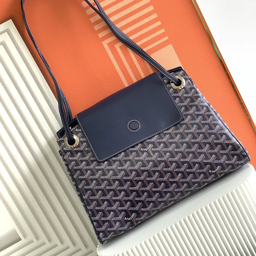 Goyard Unisex Rouette Souple Bag-Navy ROUETTPMLTY12CL12P