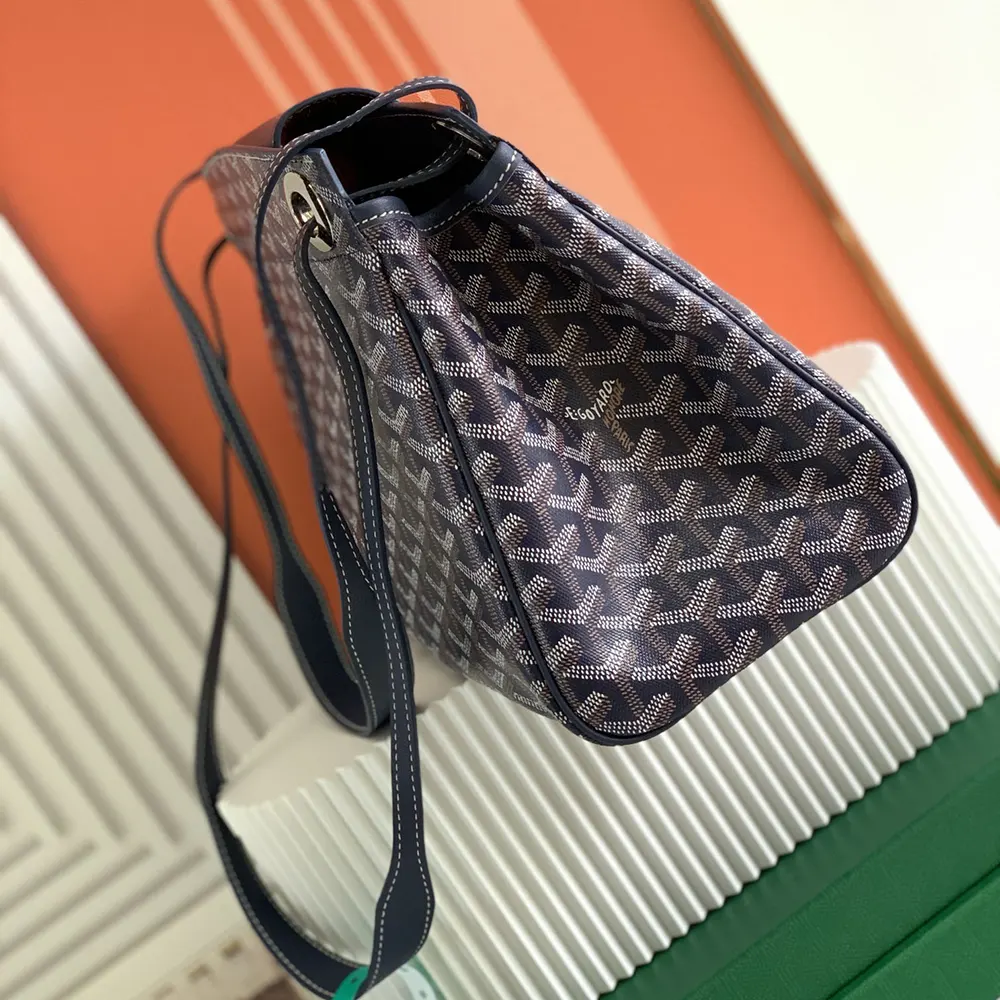 Goyard Unisex Rouette Souple Bag-Navy ROUETTPMLTY12CL12P