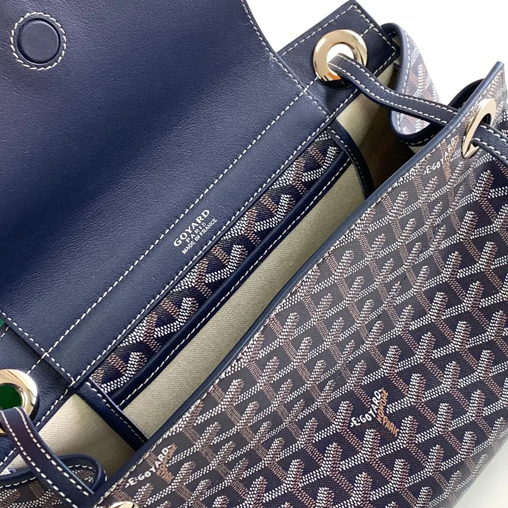 Goyard Unisex Rouette Souple Bag-Navy ROUETTPMLTY12CL12P