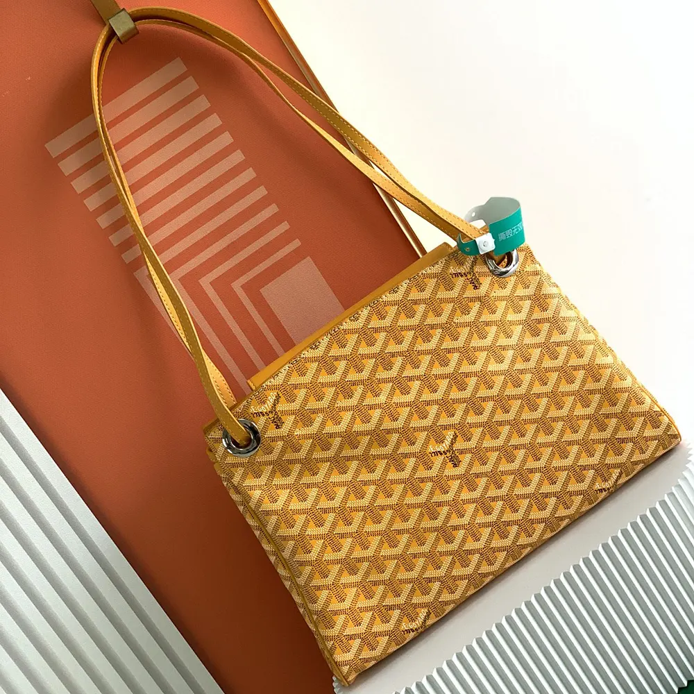 Goyard Unisex Rouette Souple Bag-Yellow ROUETTPMLTY08CL08P