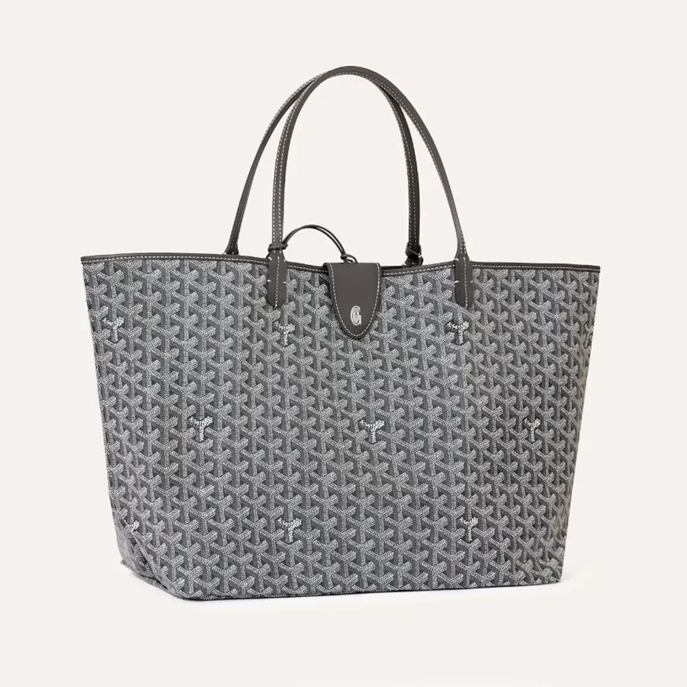 Goyard Unisex Saint Louis Gm Bag-Grey STLCROGMLTY51CL51P