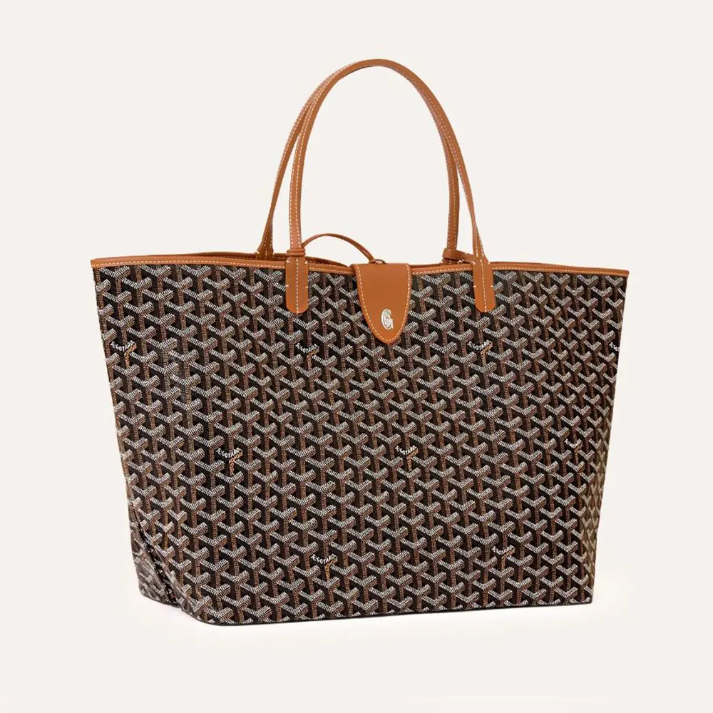 Goyard Unisex Saint Louis Gm Bag-Tan STLCROGMLTY01CL03P