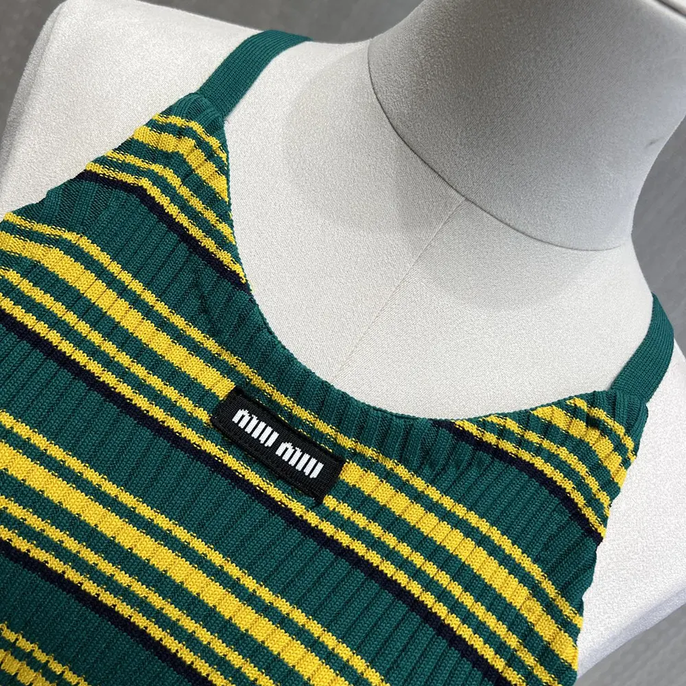 Miu Miu Women Cotton Knit Top-MMV345185JF0422