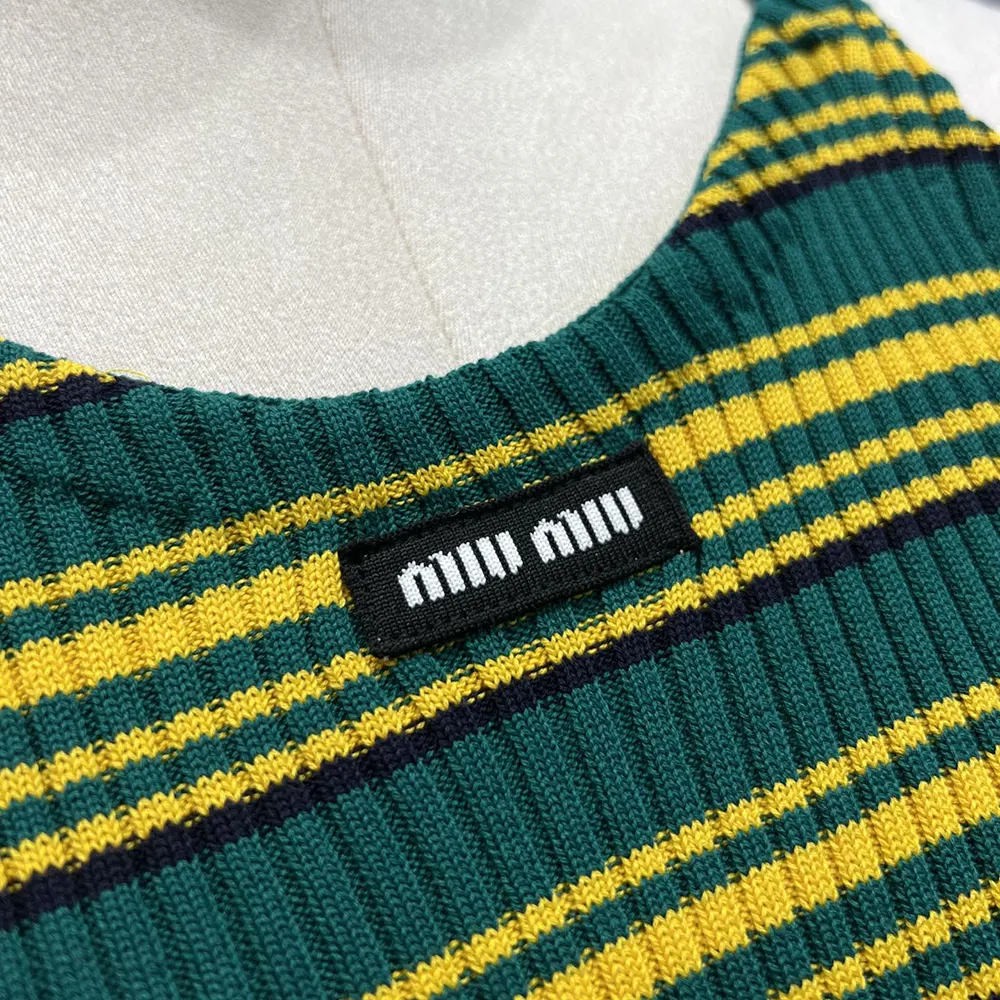 Miu Miu Women Cotton Knit Top-MMV345185JF0422