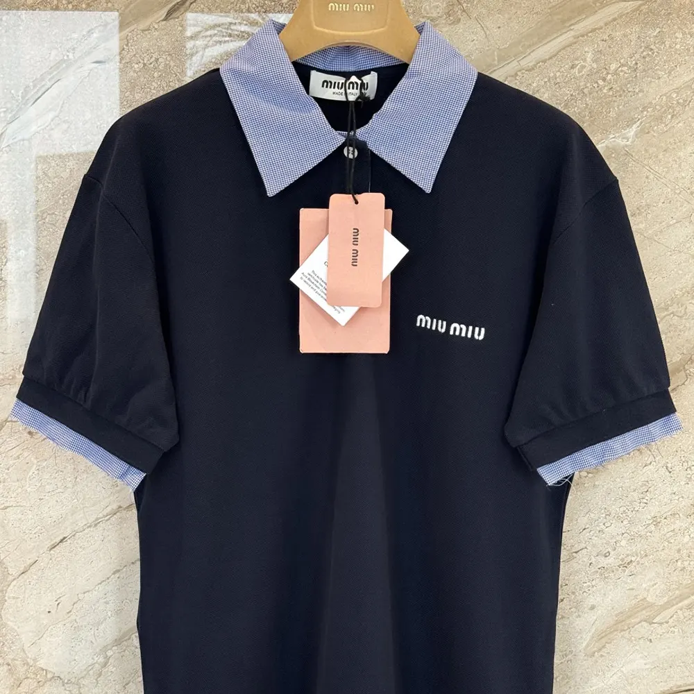 Miu Miu Women Cotton Piqué Polo Shirt-MJN5551843