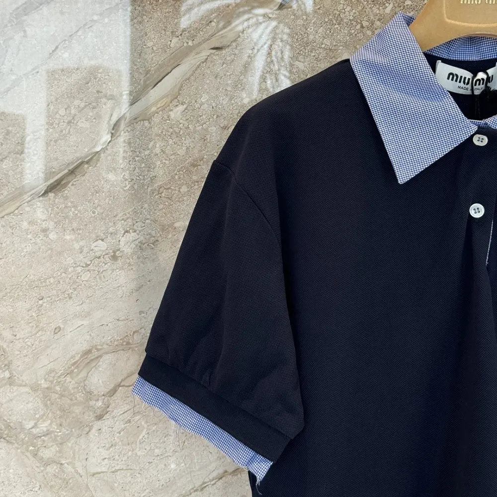 Miu Miu Women Cotton Piqué Polo Shirt-MJN5551843