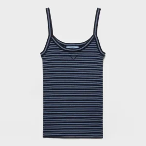 Prada Women Cotton Top-Blue P29C0719C7F0OBM