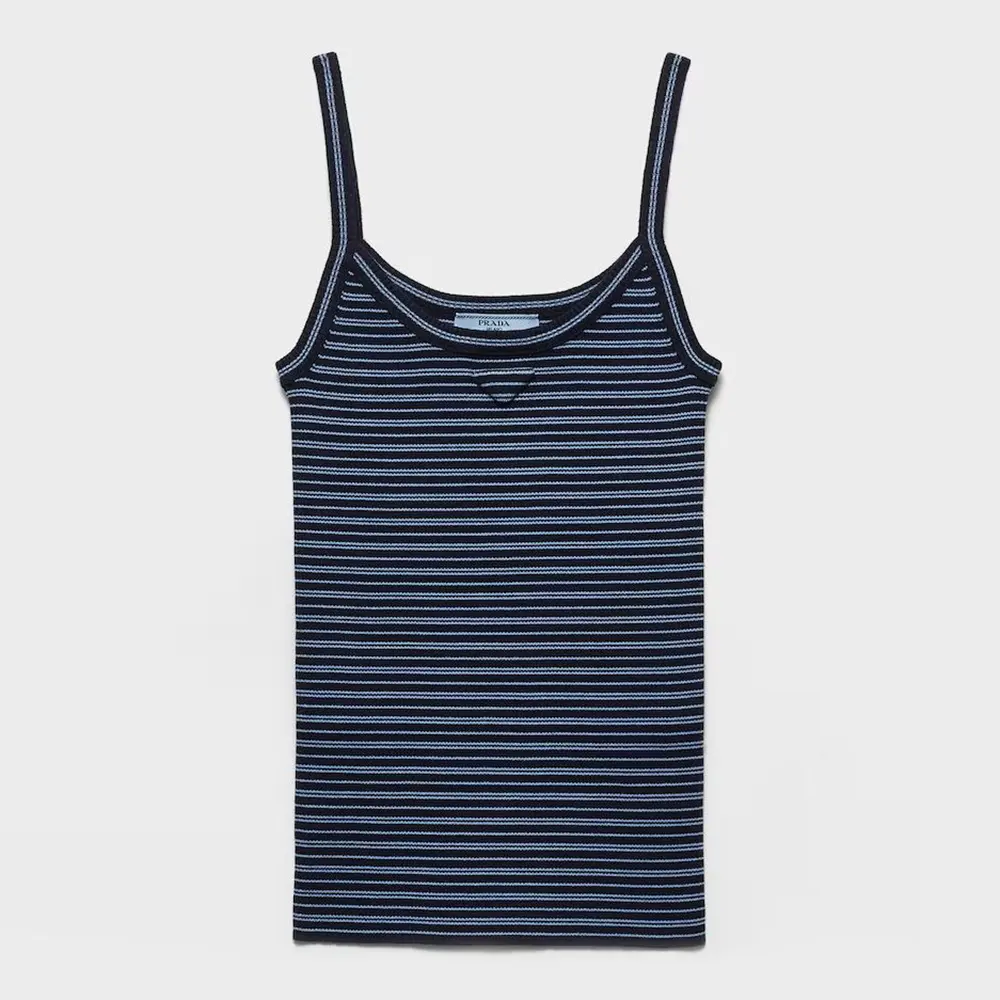 Prada Women Cotton Top-Blue P29C0719C7F0OBM