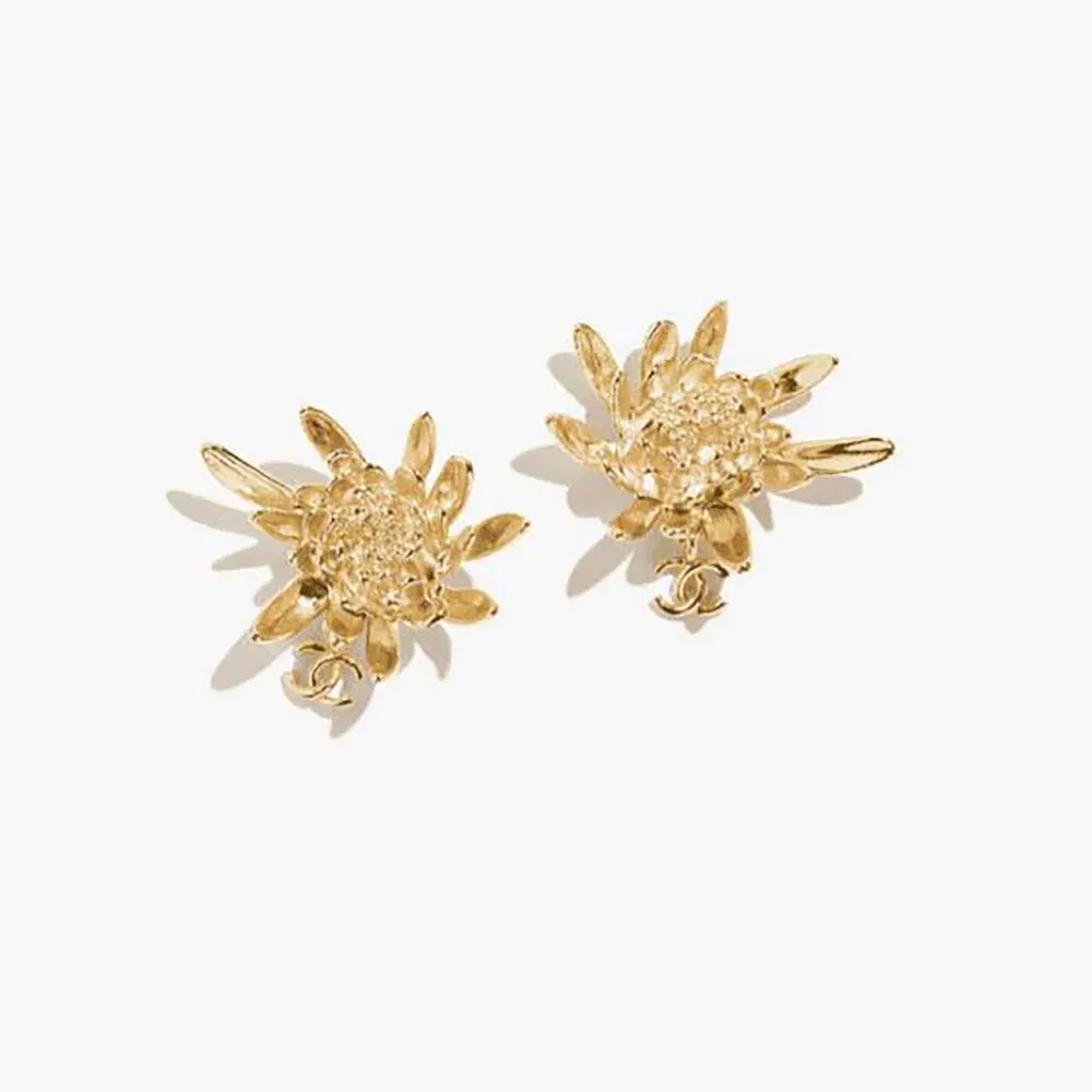Chanel Women Stud Earrings Metal ABH328B23690U8148