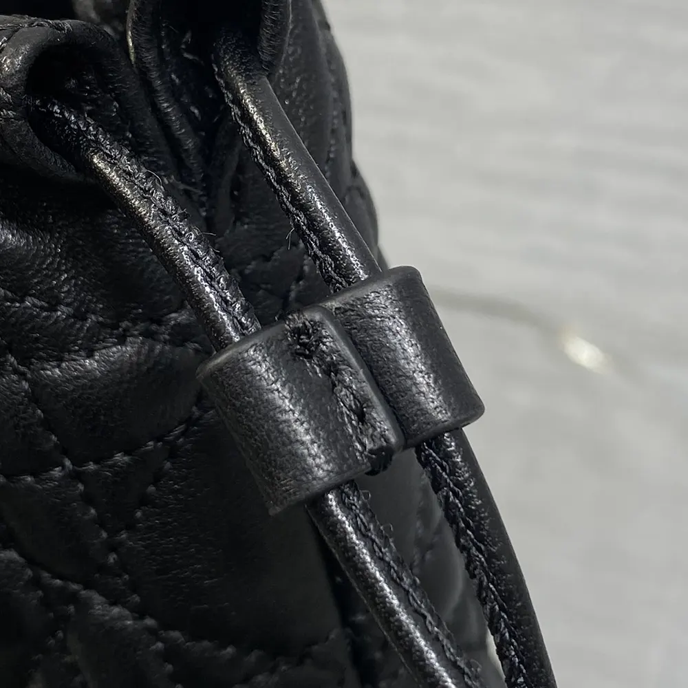 Dior Women Adiorable Mini Bucket Bag Black Cannage Lambskin