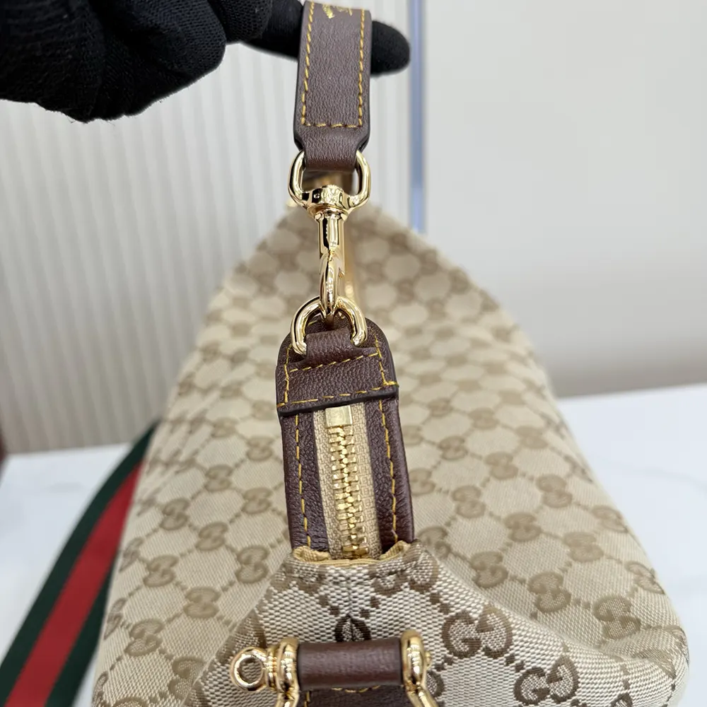Gucci Unisex Brera Medium Crossbody Bag-Dark Brown 866938FAFV9