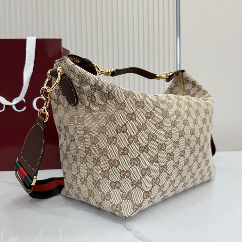 Gucci Unisex Brera Medium Crossbody Bag-Dark Brown 866938FAFV9