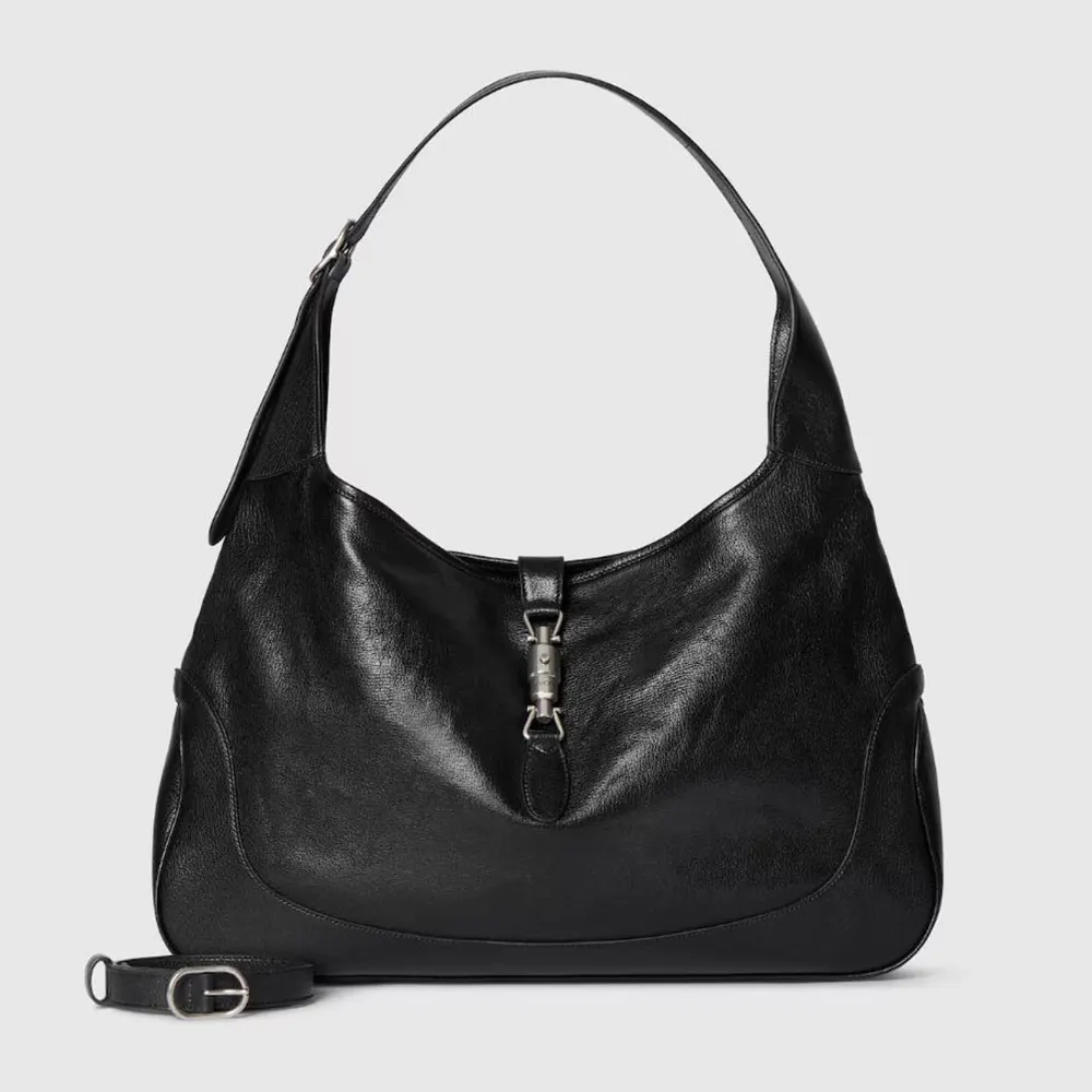 Gucci Unisex Jackie 1961 Large Crossbody Bag-Black 863279AAGGU