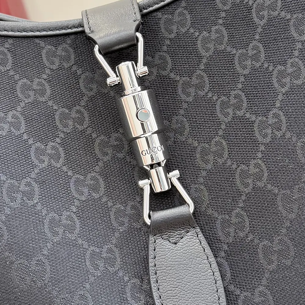 Gucci Unisex Jackie 1961 Large Crossbody Bag-Black 863279FAFV4
